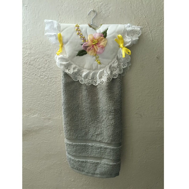 Toallero personalizado Gris